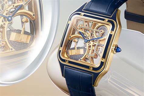 cartier santos de cartier watch replica|cartier santos dumont skeleton watch.